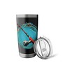 Fishing Rod Graphic Stainless Steel Insulated Tumbler