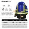 DPSAFETY Reflective Rain jackets for men waterproof,Hi Vis Safety Coat