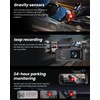 COOLCRAZY 4K Dash Cam Front, Built-in WiFi GPS, Dash Camera