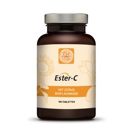 Kala Health - Ester-C tablets 1000 mg high-dose calcium ascorbate with vitamin C metabolites and 100 mg citrus bioflavonoids is the strongest form of vitamin C - contributes to the immune system