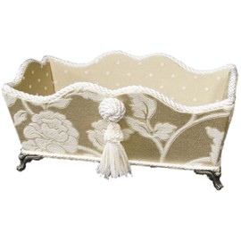 Jennifer Taylor 32967BX 32967BX Jennifer Taylor [With Legs] Cartenage Tassel Storage Beauty Salon Nail Salon Cosmetics Makeup Heirloom Hair Room