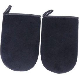 2piezas Guantes De Aplicación Sol De Para Autobronceado Aplicadores De Bronceadora Negro