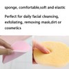 SUKPSY 10 esponjas de limpieza facial ovaladas para eliminar el