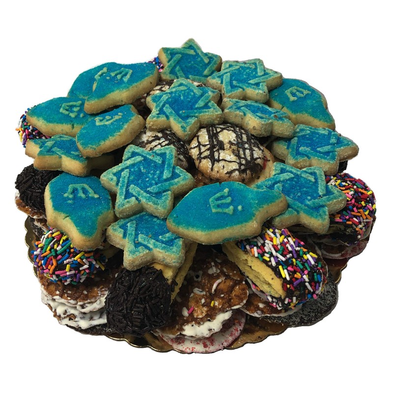 4 lb Gourmet Chanukah Cookies Platter - by Best Cookies