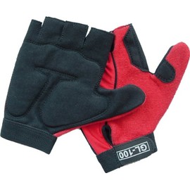 Globaleather Gel-Pad Wheelchair Gloves - Silver/Grey - Large