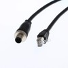 DRRI M12 - Cable de 8 pines macho a RJ45