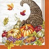 Thanksgiving Cornucopia Napkins, 16 ct