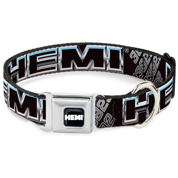 Buckle-Down Dog Collar Seatbelt Buckle Hemi Bold Outline 392 426