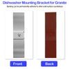 𝙐𝙥𝙜𝙧𝙖𝙙𝙚𝙙 Granite Dishwasher Mounting Brackets Replacement Dishwasher Installation Bracket on