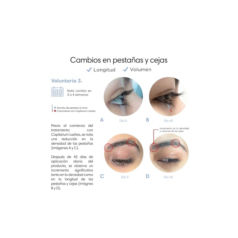 Reve Dermatologique Capilarium Lashes Eyelash Brow Growth Gel with Capixyl