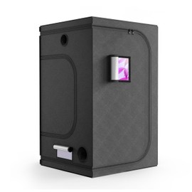 iPower Grow Tent, 47"x47"x79" Mylar Hydroponic Water-Resistant Plant Tent with Observation Window, Removable Floor Tray, Tool Bag for Seedling, Propagation, Blossom, etc