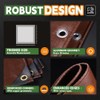 RAINDEWAY 8x8 Feet Super Heavy Duty 18 Mil Brown Poly