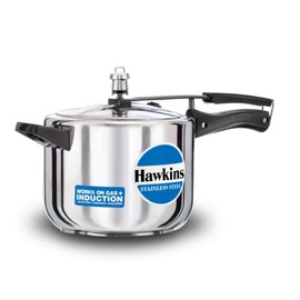 Hawkins Stainless Steel 5.0 Litre Pressure Cooker