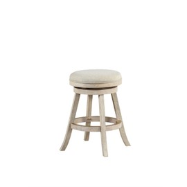 Boraam Fenton Swivel Counter Stool [Ivory Wire-Brush]