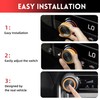 AuTK Aluminum Alloy AC Knob Covers & Start/Stop Push Button