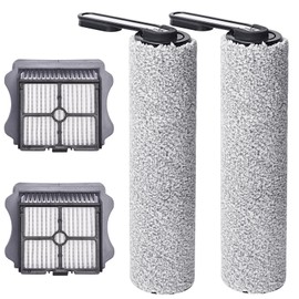[Floor ONE S5] Replacement Brush Roller and HEPA Vacuum Filter for Tineco Floor ONE S5 & S5 PRO 2 Cordless Wet Dry Vacuum Cleaner, Replacement Roll Parts for Tineco cleaning solution refill