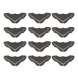 sourcing map Desk Corner Protector Table Edge Protector Cover Metal 40 x 40 x 9 mm Set of 12