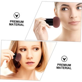 FOMIYES 2sets Mushroom Shape Makeup Powder Puff Wet/dry for Cosmetics Even Application 10pcs*2