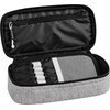 BRUNNEN 1049249010 Pencil Case, Light Grey, Black