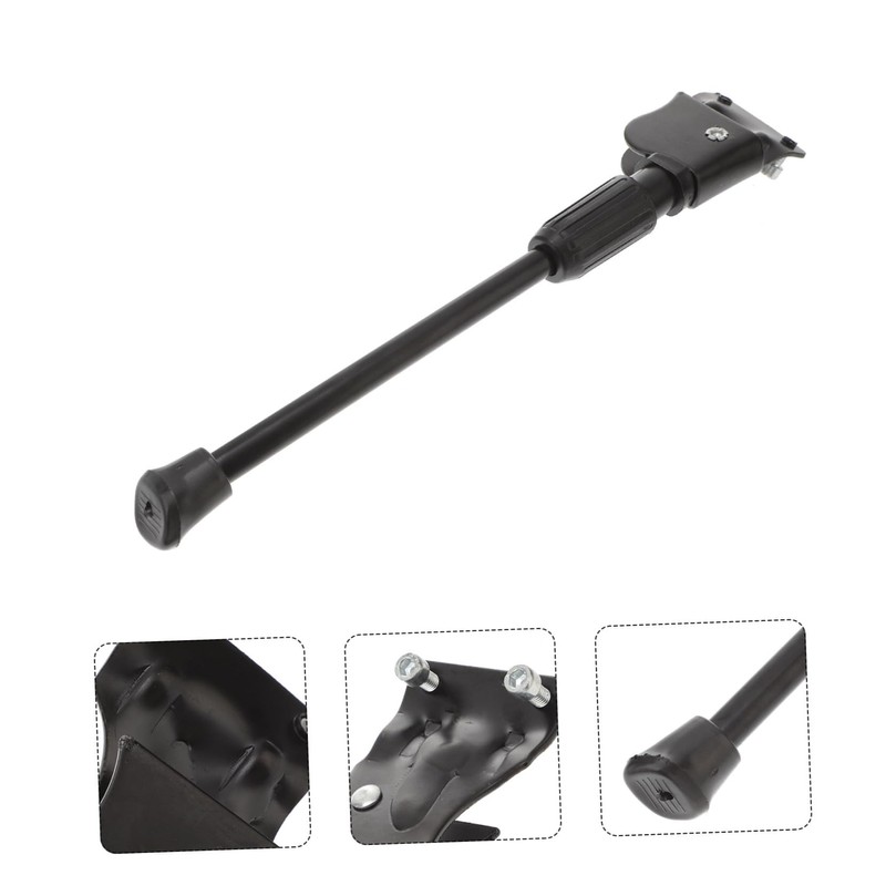 KOMBIUDA Rear Mount Bike Kickstand Single Side Stand Folding Strong