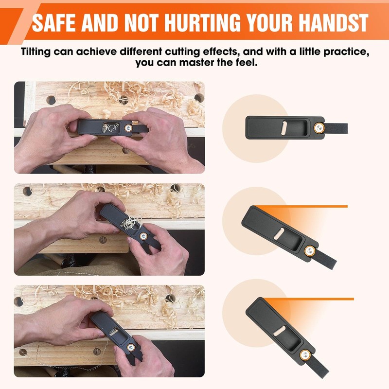 Loodmeo Chamfering Edge Banding Machine, Four-Sided Replaceable Blade Design, Wood