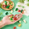 Cheriswelry 32Pcs 3D Resin Vegetable Food Pendants Pumpkin Corn Tomato