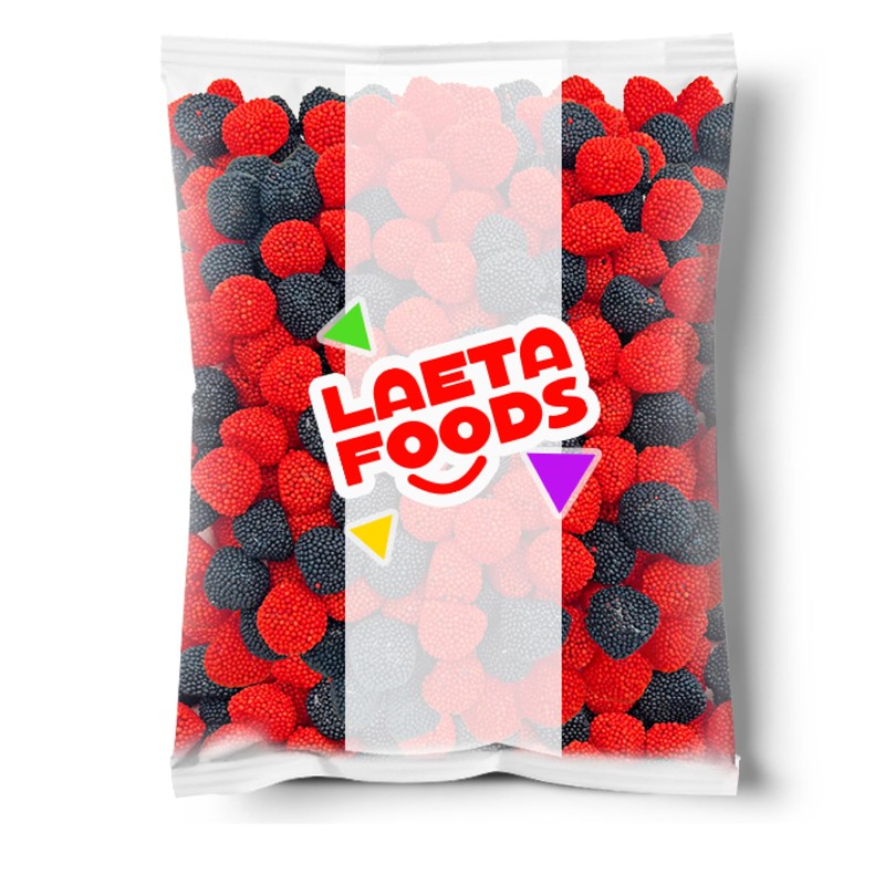 Berries Gummy Candy | 2 Pound Bag | Red and