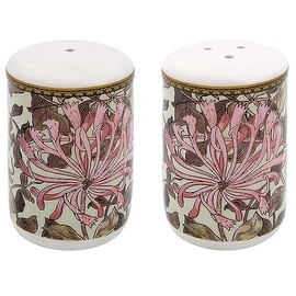 Lesser & Pavey British Designed Salt and Pepper Sets | Salt and Pepper Shaker for All Type of Kitchens | Honeysuckle Salt Shaker & Pepper Shaker Perfect for Home or Businesses - William Morris