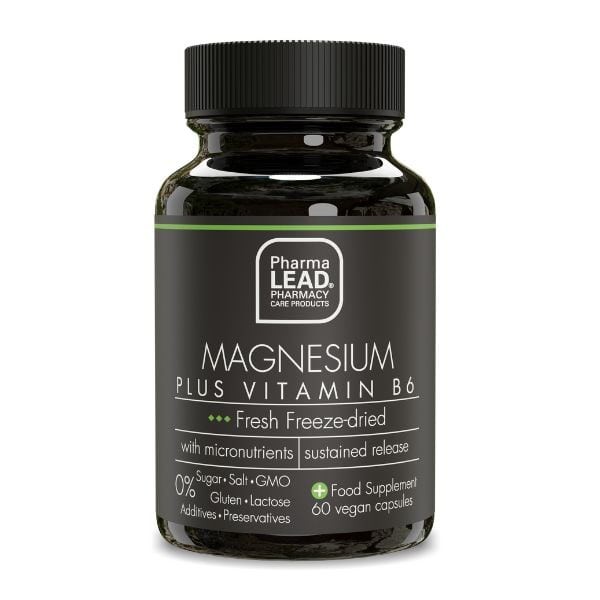 PharmaLead Black Range Magnesium Plus Vitamin B6 60 capsules