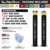 KaiMinDogz Pair of 1.75" Garage Door Torsion Springs Set with