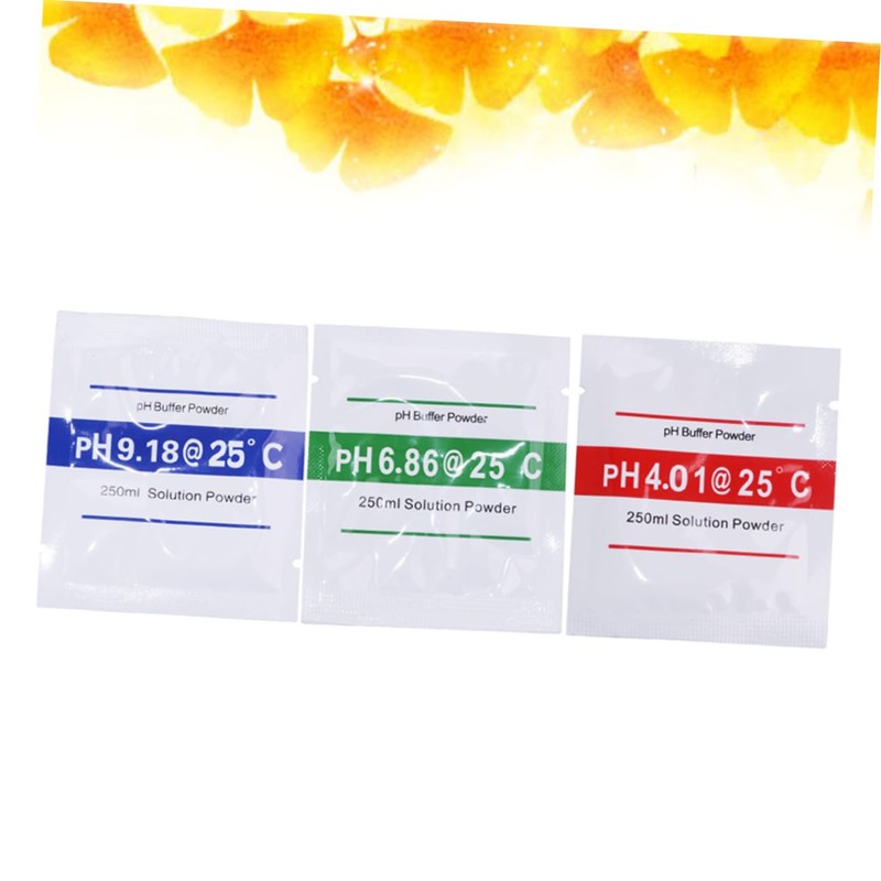 TEHAUX 2sets Ph Meter Buffer Powder Ph Calibration Ph Buffer