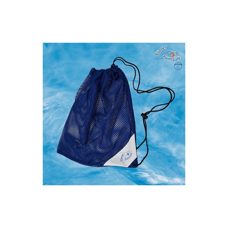 Flipper Swimsafe Mesh Swim Bag/Gym Bag Blue