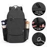 CURMIO Travel Backpack for Oxygen Tank, Black, 1 Count (Pack