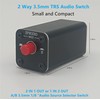 SPRODIO 2 Port Stereo 3.5mm Audio switcher selector Box Passive