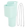 Cup Silicone Boot Sleeve with Pocket Chain Strap Flexible Soft