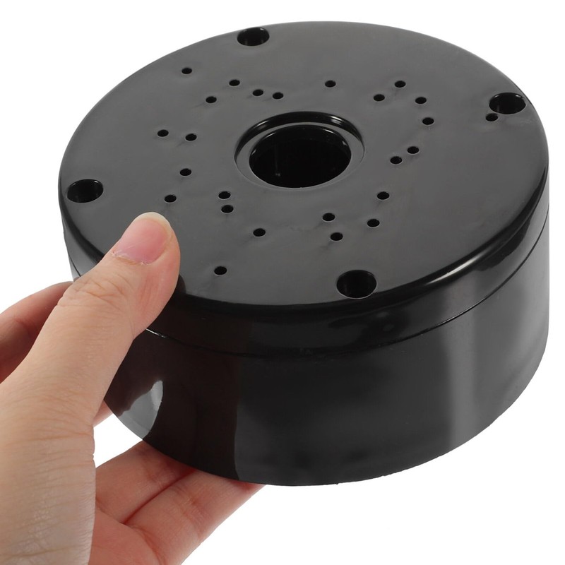 Gatuida Camera Junction Box Wall Mounted Camera Cable Box, black