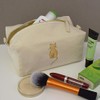 'Ginger Cat' Canvas Wash Bag/Makeup Case (CS00032669)