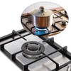 SZCXDKJ 10 Pieces Silver Gas Hob Protectors,Non-Stick Stove Cover Washable,Reusable,Burner