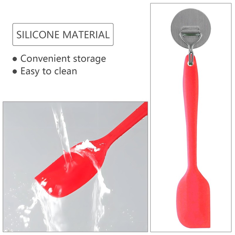 ICSTM Silicone Spatula,Spatulas Silicone Heat Resistant 450°F, Small & Large