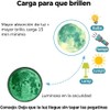 127Pcs Estrellas fluorescentes para techo, Pegatinas Estrellas de Pared(B)