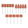 dophee 60Pcs/Set Aluminium Oxide Mounted Grinding Stone Sanding Drill Bits