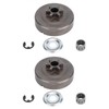 CHICIRIS Chainsaw Parts, Chainsaw Clutch Drum Sprocket Kit Fit for