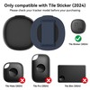 DLENP 2-Pack Waterproof Dustproof Anti-Scratch Silicone Case for Tile Sticker,