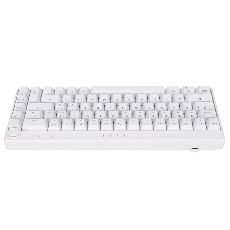 Mechanical Keyboard 68 Keys Three Modes RGB Backlight 1800mAh Battery