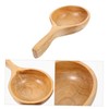 iplusmile Wood Water Scoop Ergonomic Kitchen Ladle Convenient for Home