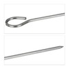 Relaxdays Schaschlickspieße Edelstahl, 10er Set Grillspieße, 30 cm Fleischspieß, silber
