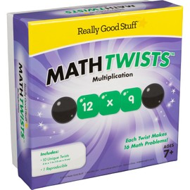 Really Good Stuff Math Twists - Multiplication - 10 Twists