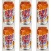 Orange Flavor Soda Water,Chinese Import Beverage, 330ml, 6 Cans