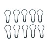 1000Pcs Metal Black safety Pins/Gourd Pin/Bulb Pin For Clothing Crafting