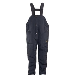 RefrigiWear Men's Iron-Tuff High-Bib Overalls, -50°F (-46°C), Large, Navy